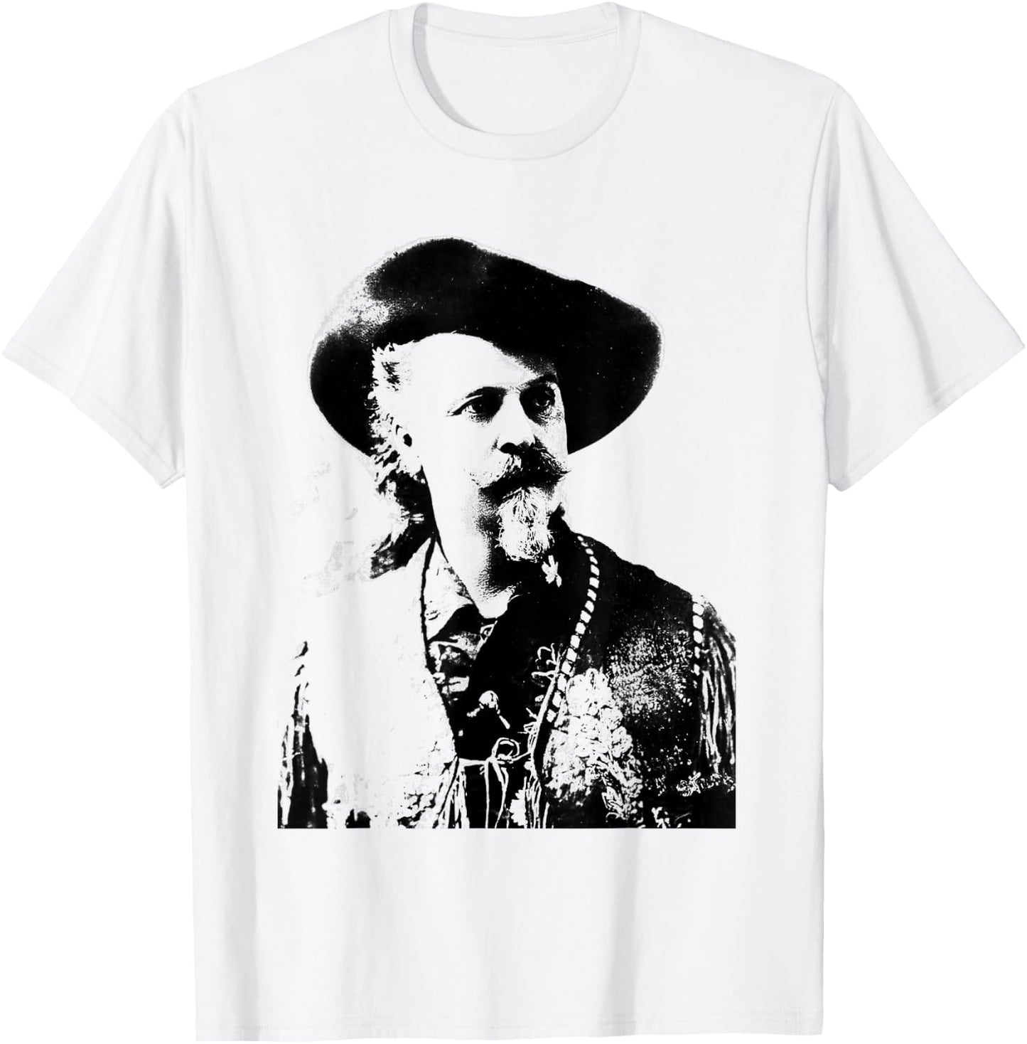 Buffalo Bill Cody Wild West T-Shirt - T-Shirt | White