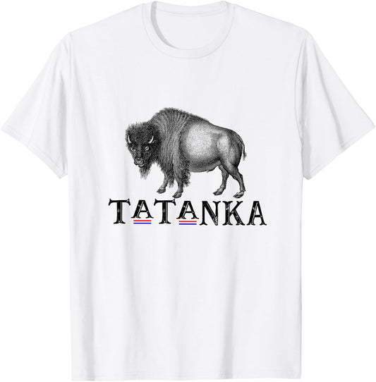 Tatanka American Buffalo T-Shirt - T-Shirt | White