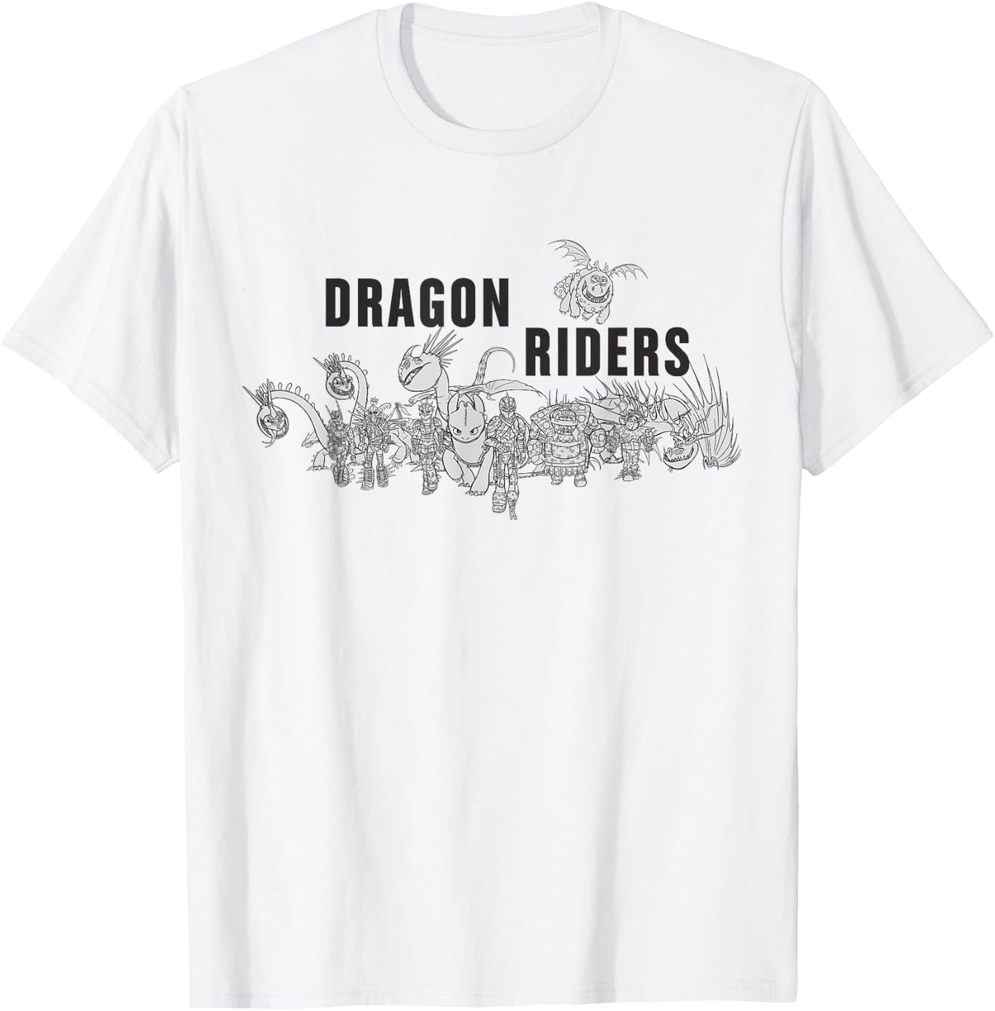 How to Train Your Dragon 3 Dragon Riders T-Shirt - T-Shirt | White