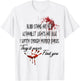 Blood Stains are Red Ultraviolet Lights are Blue Halloween T-Shirt - T-Shirt | White