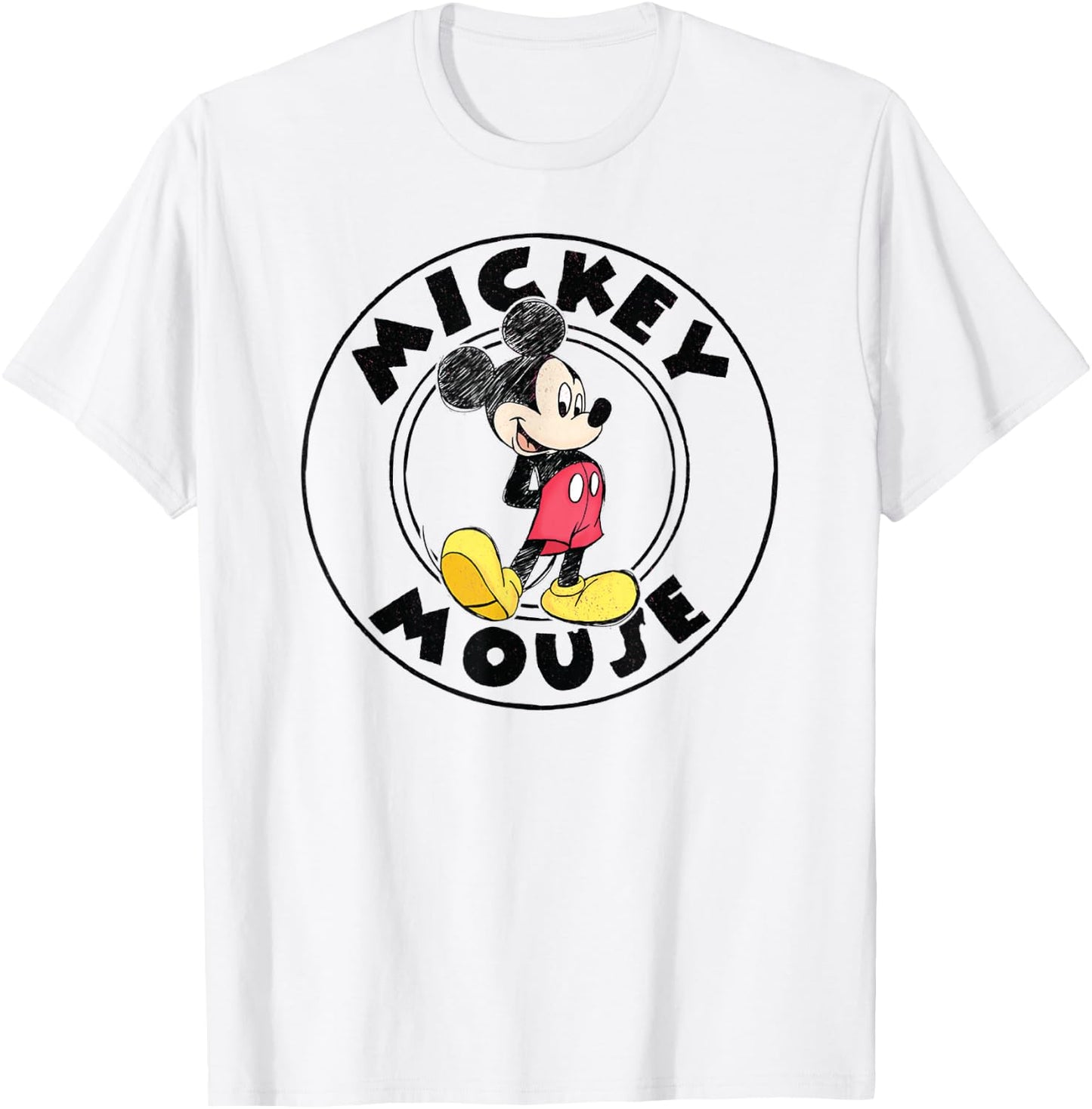Disney Classic Mickey Mouse T-Shirt - T-Shirt | White