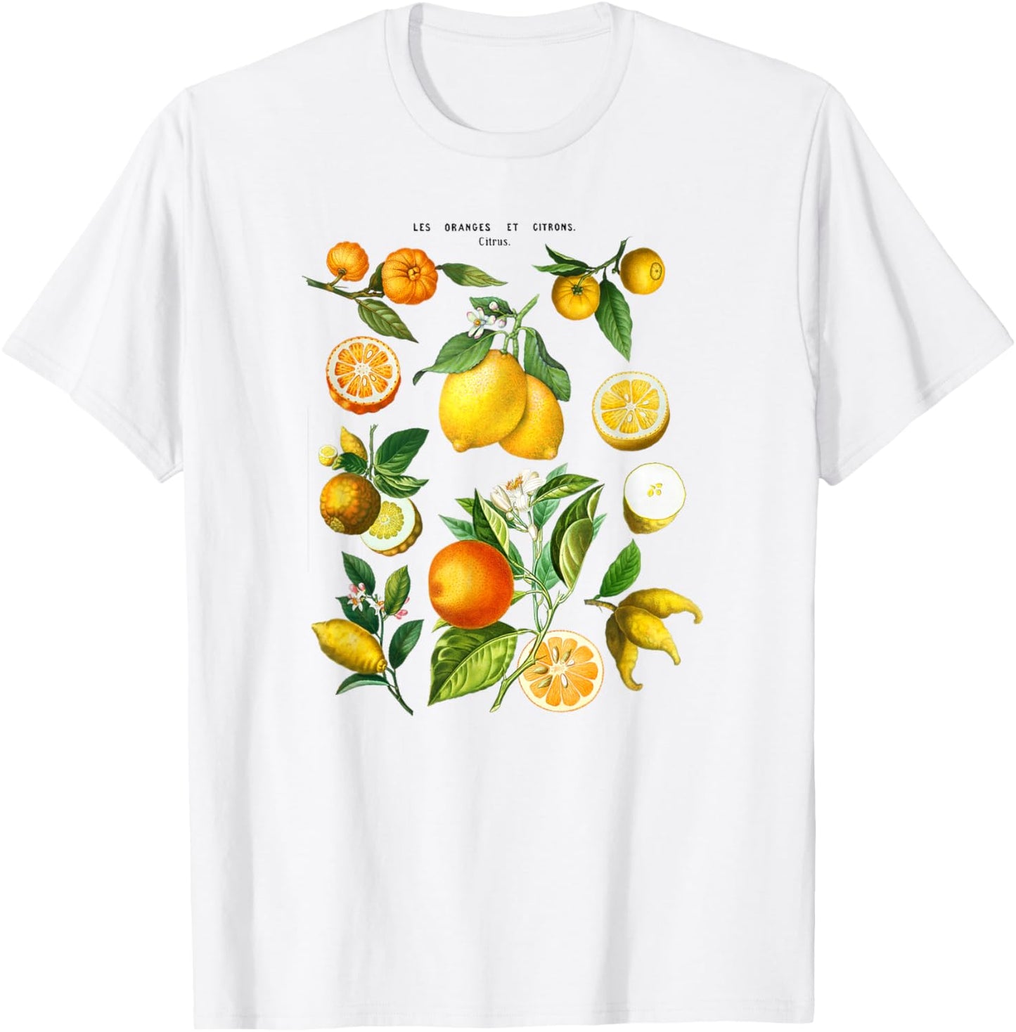 Citrus Collage T-Shirt - T-Shirt | White