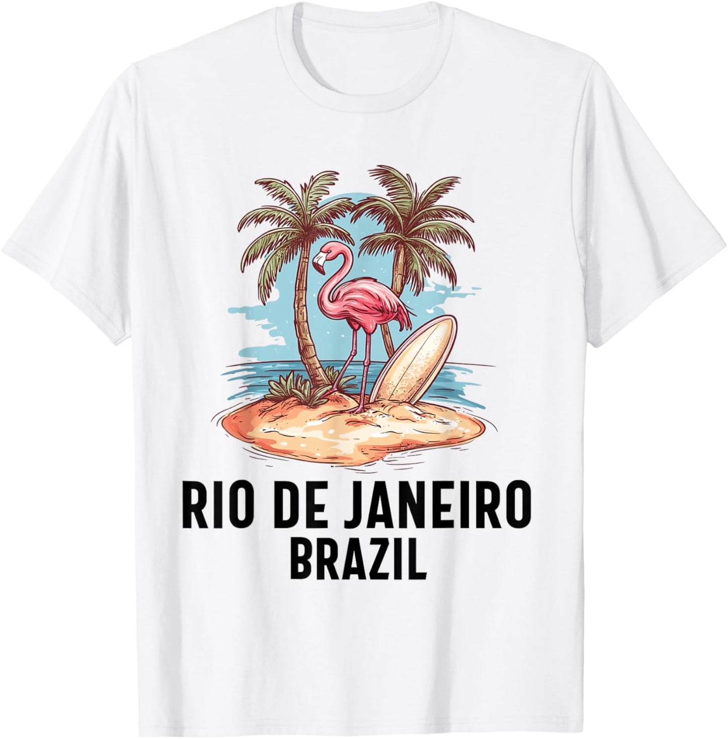 Rio De Janeiro Brazil Souvenir Brazil Holiday Reminder , white, S T-Shirt - T-Shirt | White