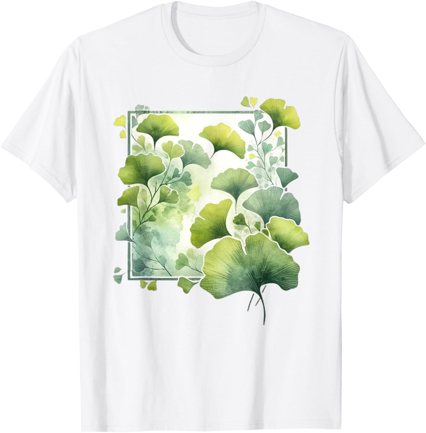 Ginkgo leaves T-Shirt - T-Shirt | White