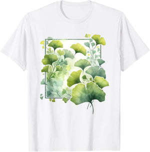 Ginkgo leaves T-Shirt - T-Shirt | White