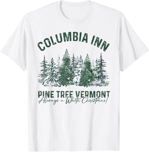 Columbia Inn Vermont America Snow Playground T-Shirt - T-Shirt | White