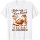 Baking Lover Bake My Own Bread & Don't Trust The Government T-Shirt - T-Shirt | White