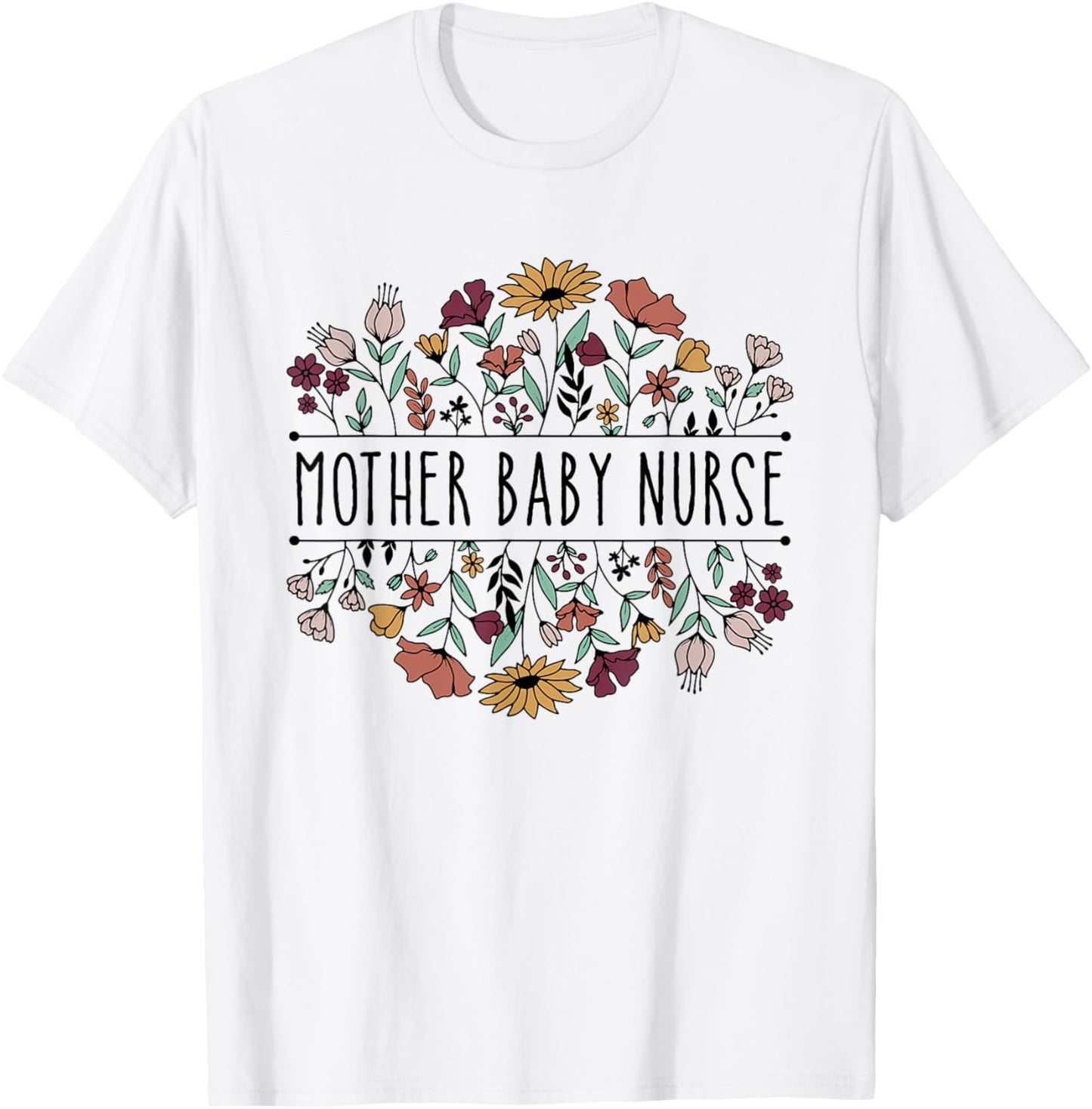 Mother Baby Nurse Postpartum Mom Baby Nursing Graduation T-Shirt - T-Shirt | White