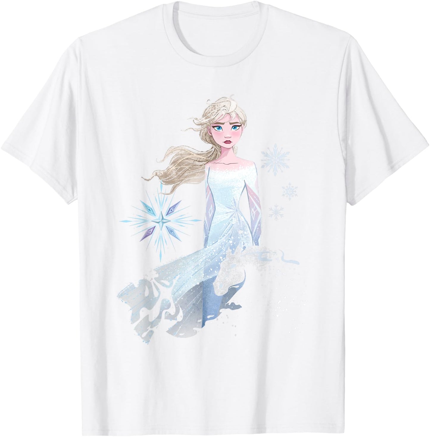 Frozen 2 Elsa Nokk Silhouette T-Shirt - T-Shirt | White
