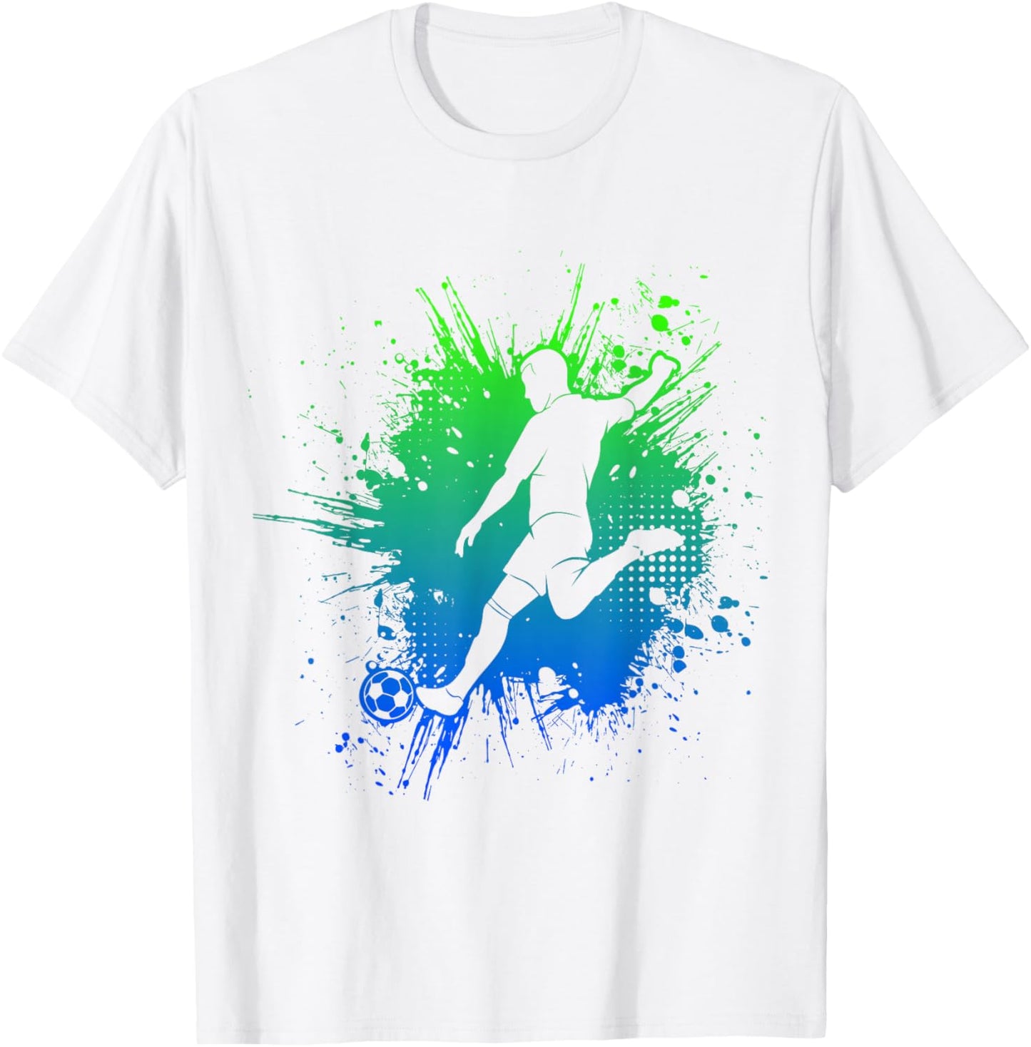 Soccer Boys Kids Men T-Shirt - T-Shirt | White