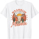 Western Life Rodeo Country Music Bull Skull Wranglin Mama T-Shirt - T-Shirt | White