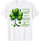 Blessed by God Loved By Jesus St. Patrick's Day Christian , Small T-Shirt - T-Shirt | White