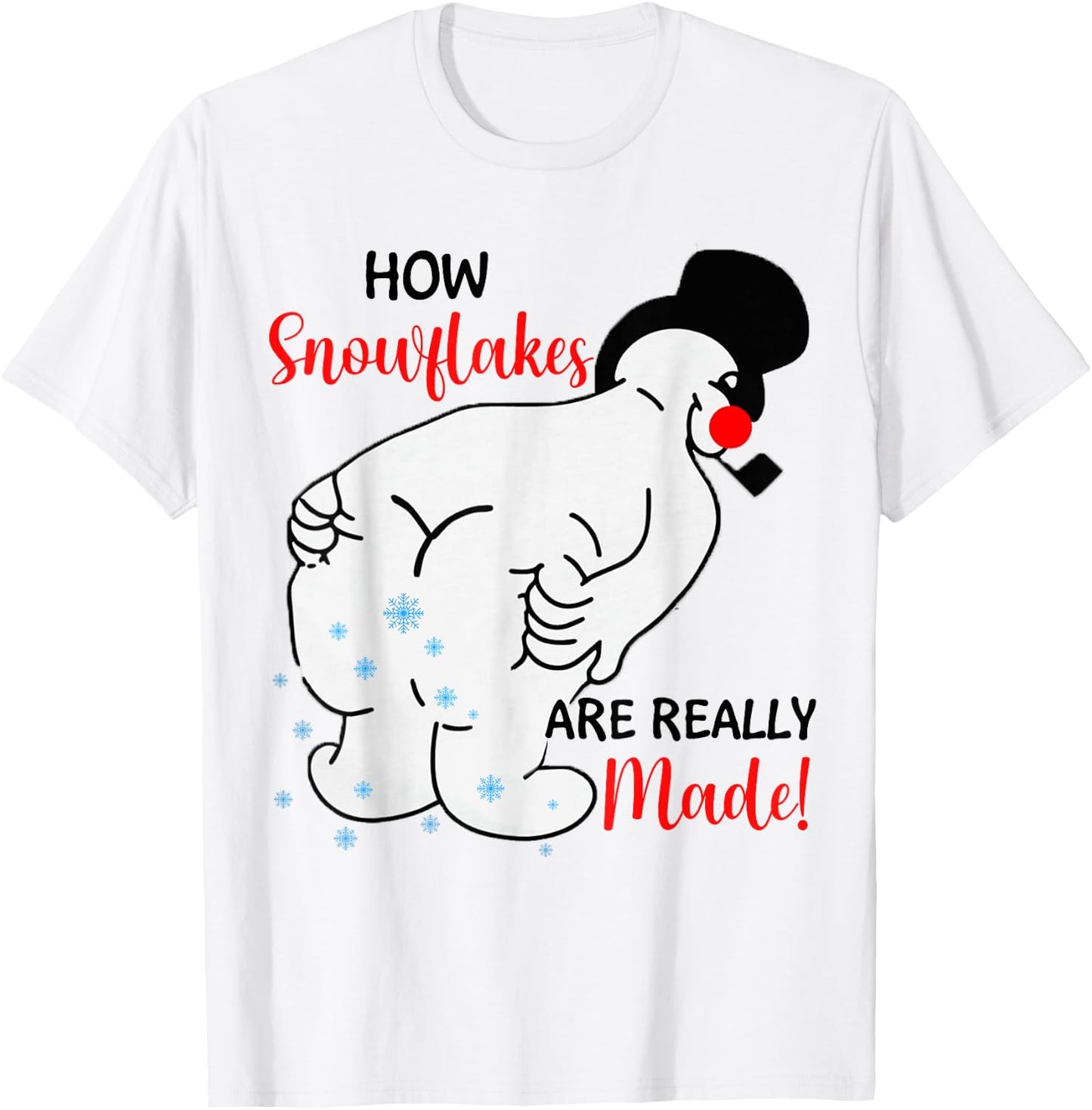 Funny Christmas Snowman Pajamas Kids Boys Girls Toddler Xmas T-Shirt - T-Shirt | White