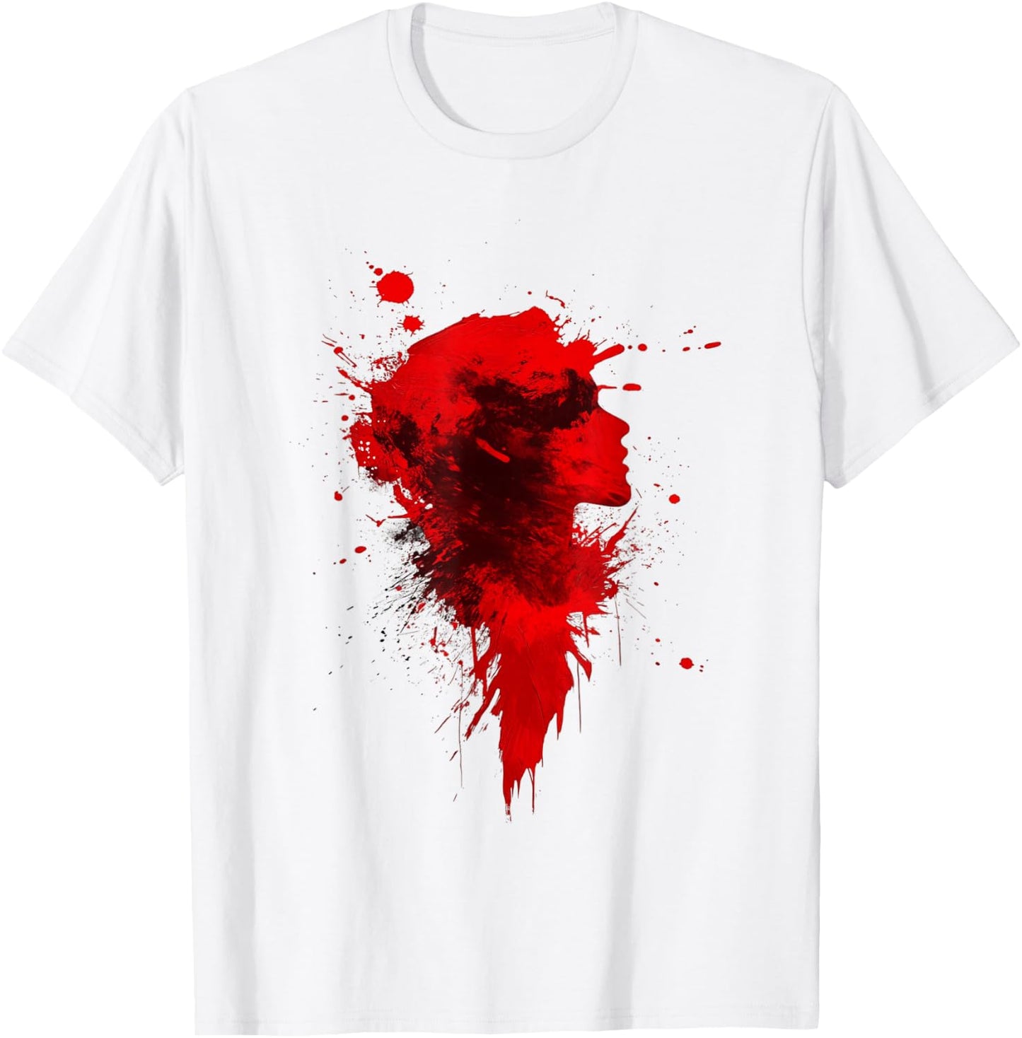 Halloween Fake Blood T-Shirt - T-Shirt | White