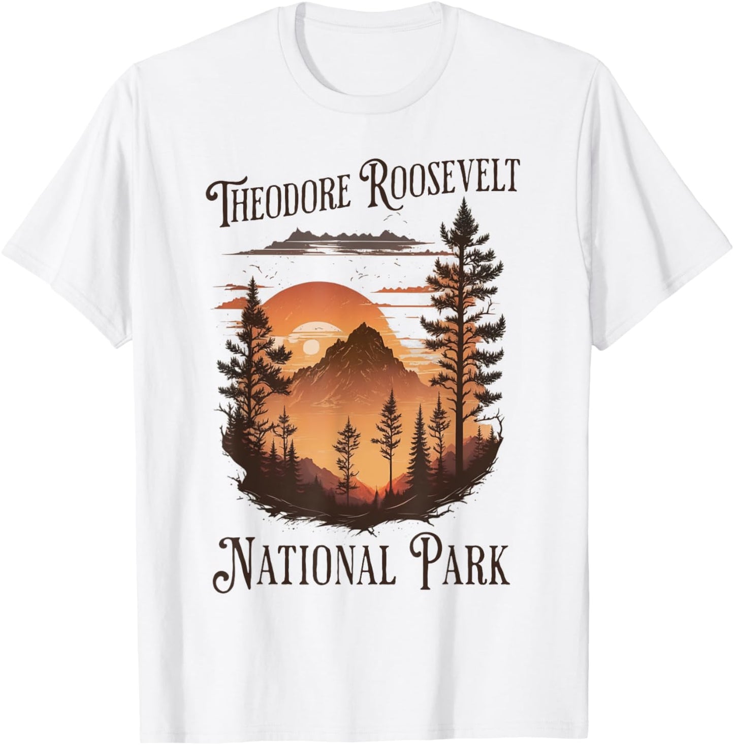 Theodore Roosevelt National Park T-Shirt - T-Shirt | White
