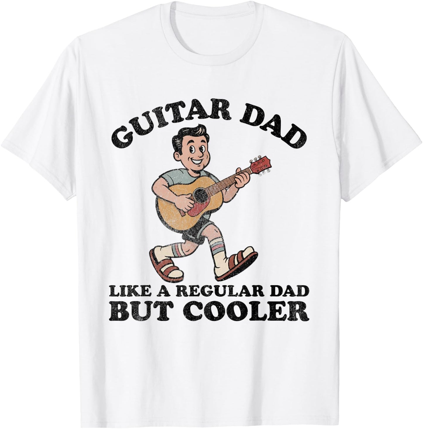 Rock Guitar Dad Legend in My Own Garage Music Design T-Shirt - T-Shirt | White