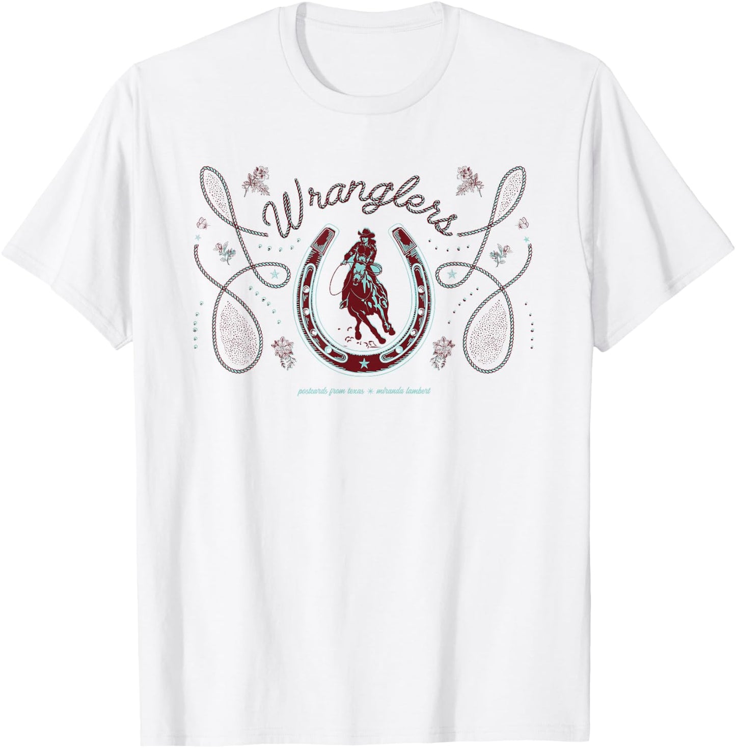 Miranda Lambert Wranglers Postcards From Texas T-Shirt - T-Shirt | White