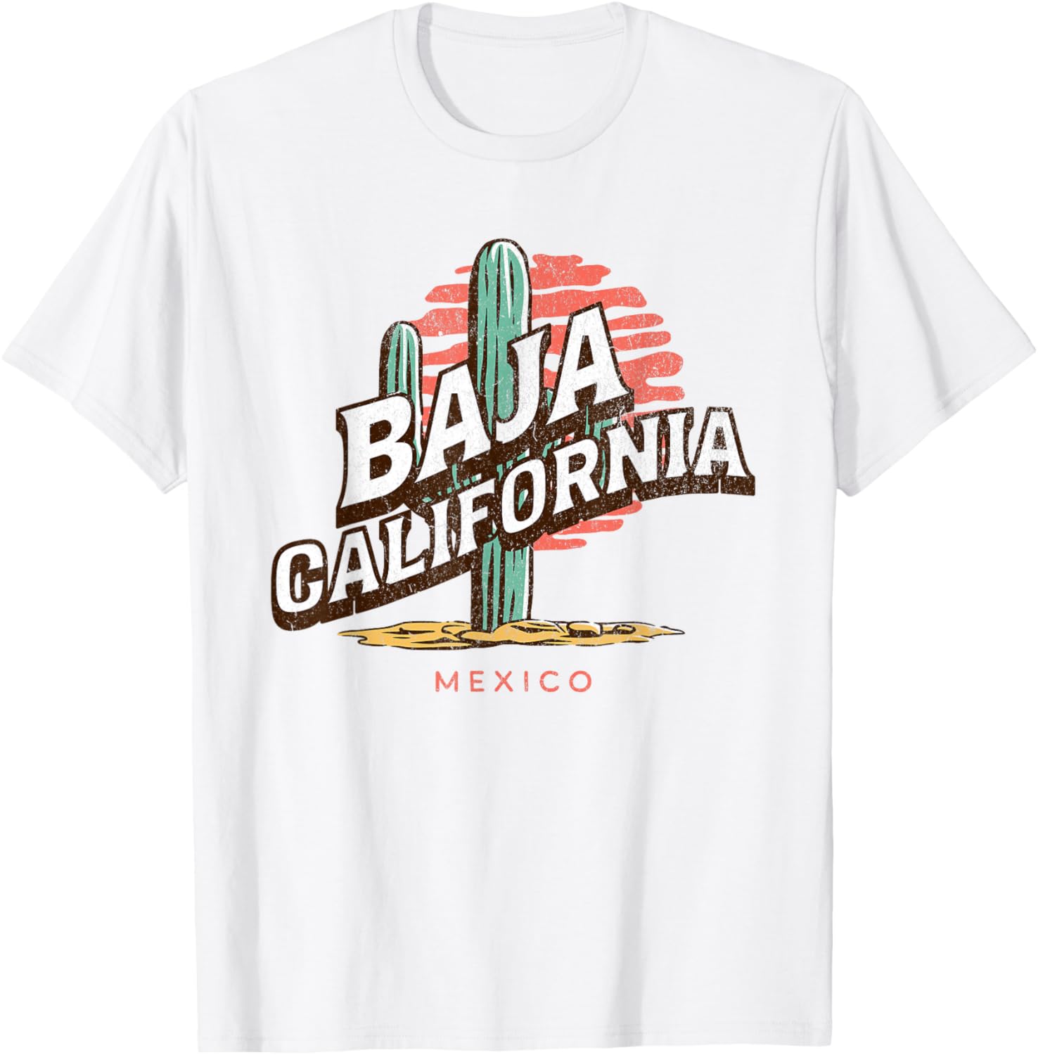 Baja California Mexico Backpacking Hiking Travel T-Shirt - T-Shirt | White