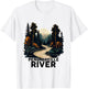 Pend Oreille River Retro River Pend Oreille T-Shirt - T-Shirt | White