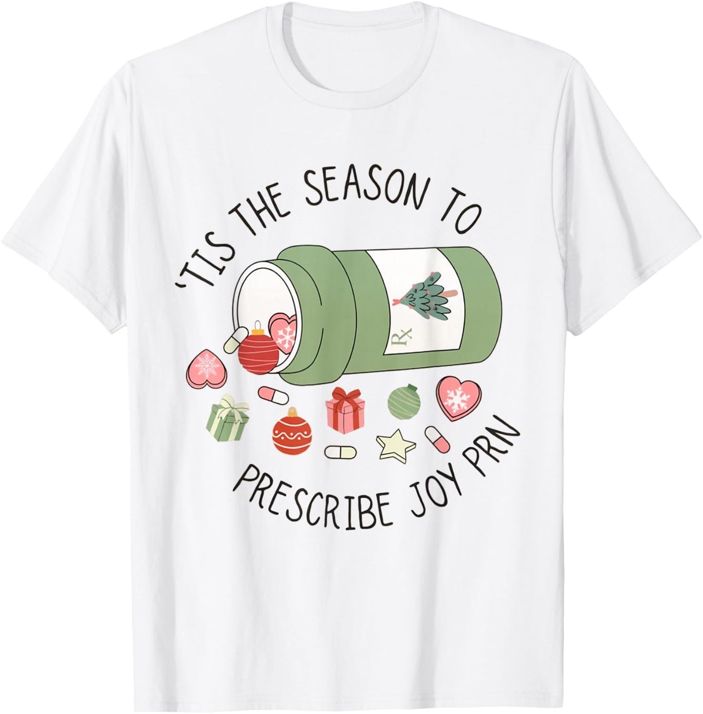 Pharmacy Technician Christmas Pharmacy Graduation T-Shirt - T-Shirt | White