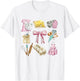 Retro Coquette Baker Aesthetic Bake Lover Baking Women Girls T-Shirt - T-Shirt | White