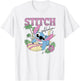 Disney Lilo & Stitch Aloha Hawaiian Surf Poster T-Shirt - T-Shirt | White