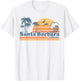 Santa Barbara California Beach Vacation Cute Cali 70s Retro Men Women Kids T-Shirt - T-Shirt | White