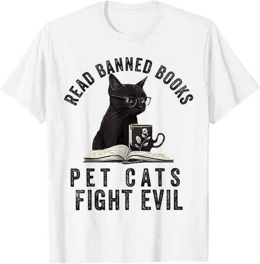 I Read Banned Books Lover Bookworm Love Banned Books T-Shirt - T-Shirt | White