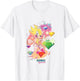 Sonic The Hedgehog Super Sonic Chaos Emeralds Vintage T-Shirt - T-Shirt | White