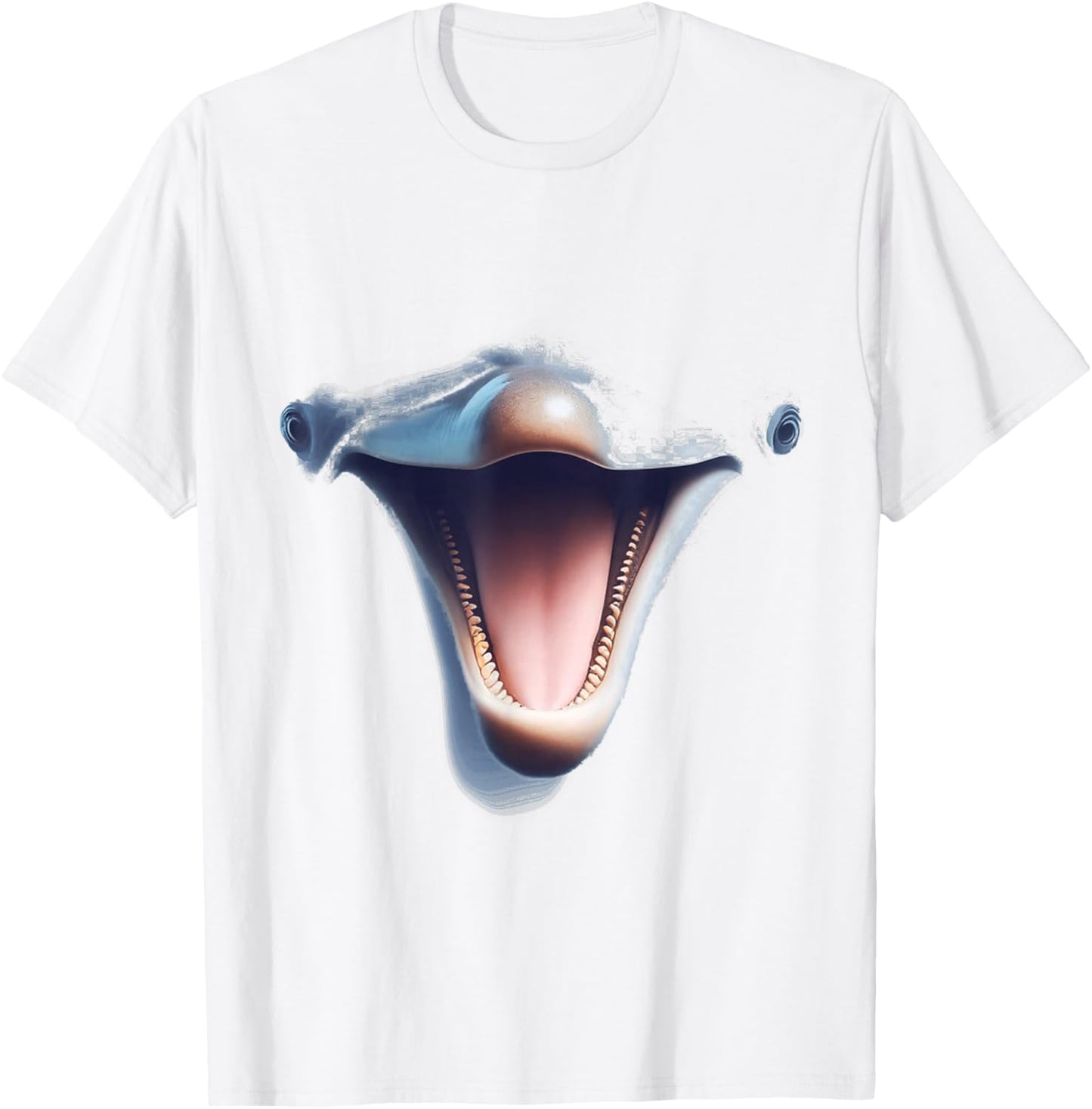 Dolphin Face, Fun Spirit Dolphins Costume T-Shirt - T-Shirt | White