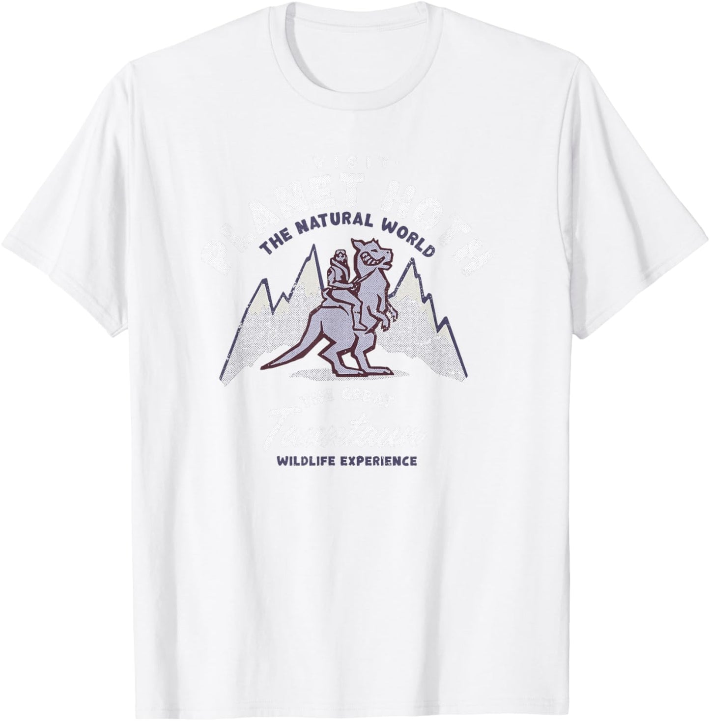 Star Wars Travel Vacation Planet Hoth Tauntaun Experience T-Shirt - T-Shirt | White