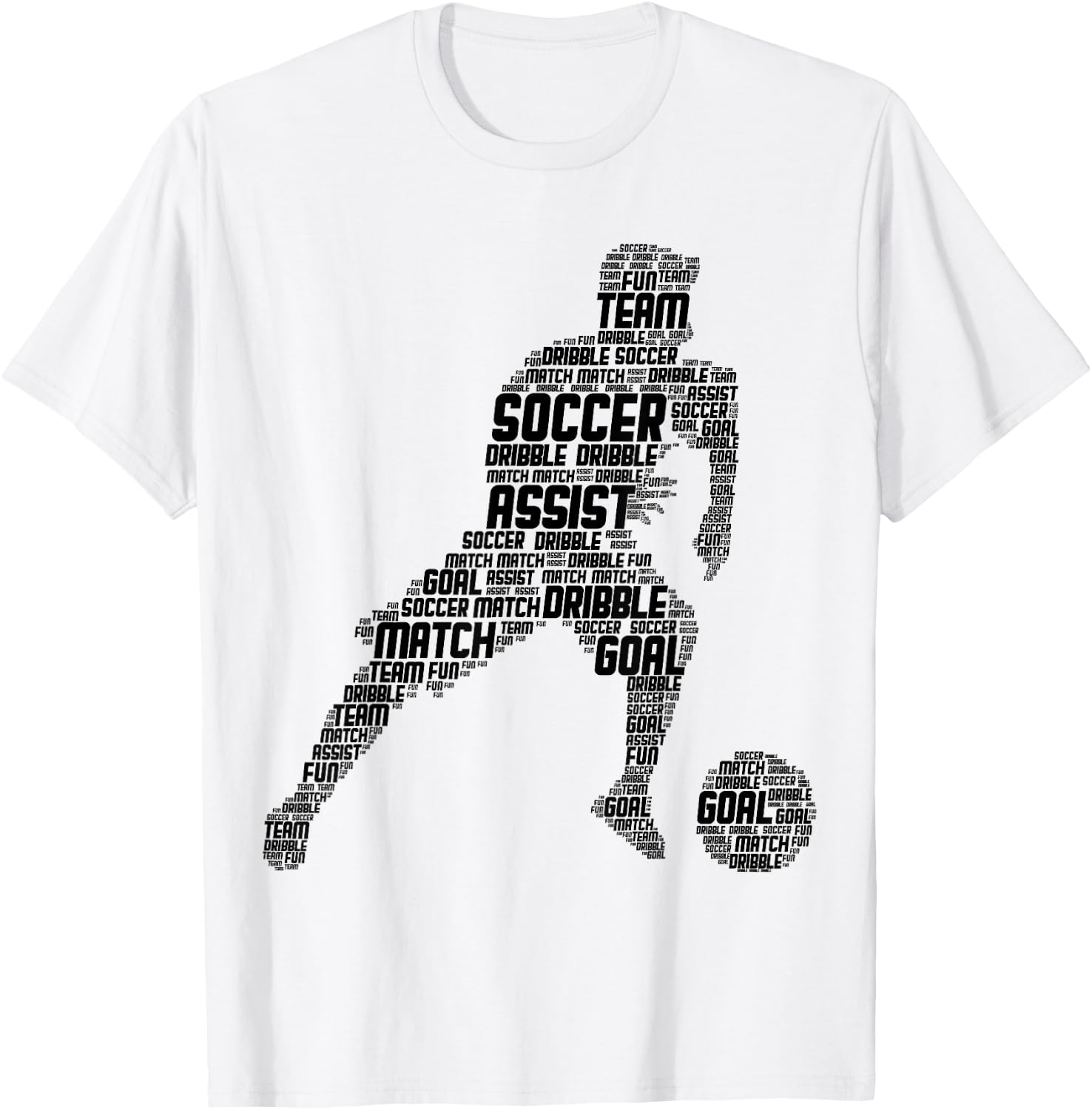 Soccer Player Boys Men Kids T-Shirt - T-Shirt | White