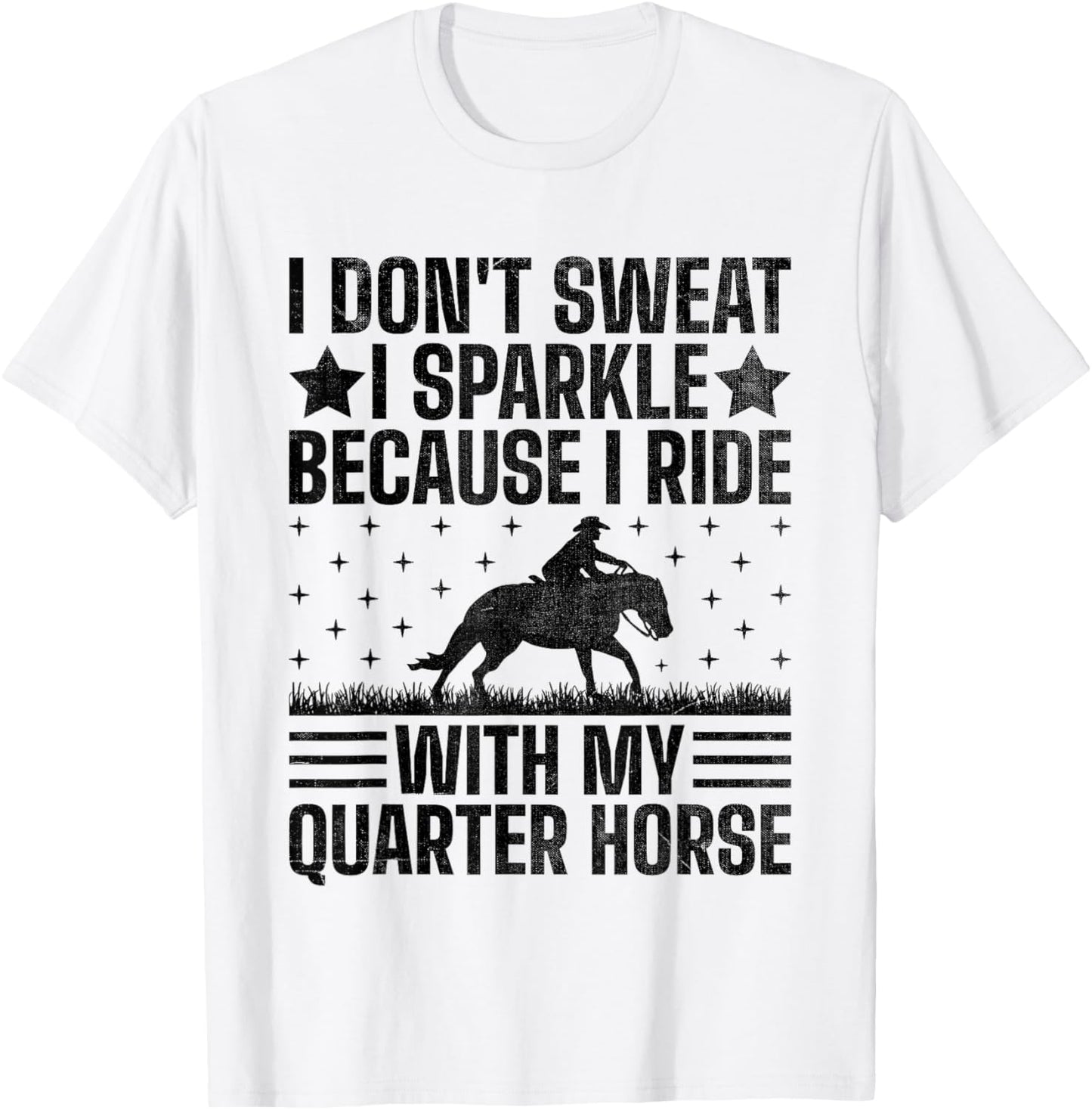 American Quarter Horse Owner Horse Riding Horses Racing T-Shirt - T-Shirt | White