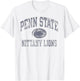 Penn State Nittany Lions Vintage Worn Gray T-Shirt - T-Shirt | White