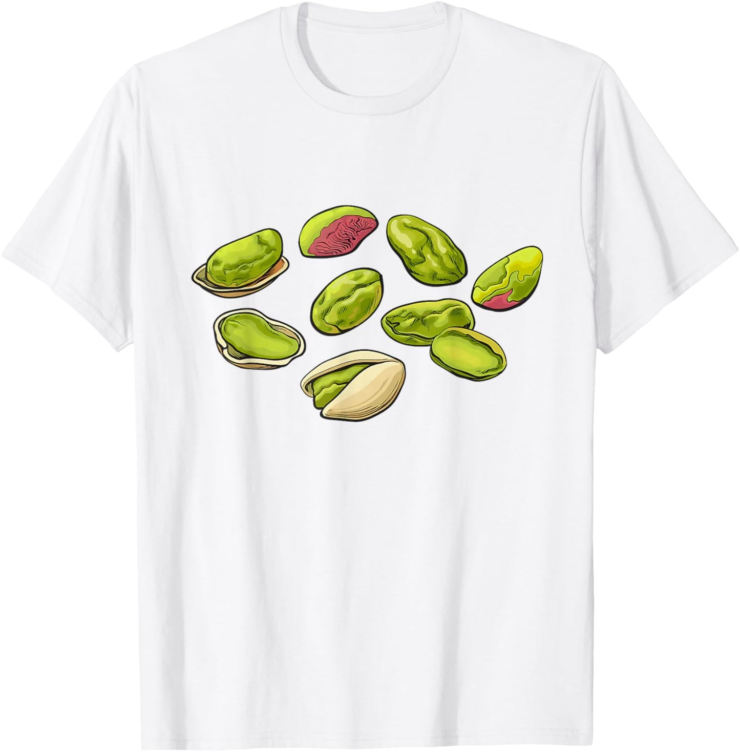 Love pistachio men Shirt pistachio Lovers and girl T-Shirt - T-Shirt | White