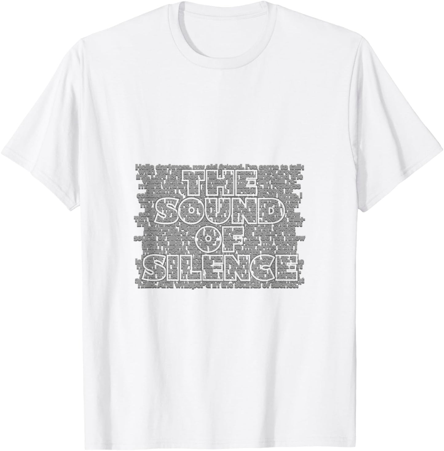 Simon & Garfunkel - Sound Of Silence T-Shirt - T-Shirt | White