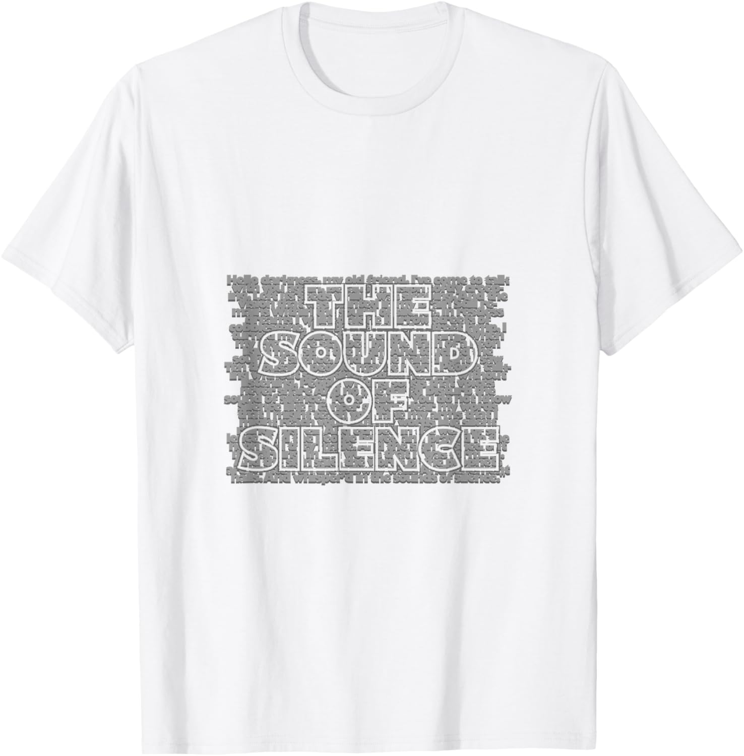 Simon & Garfunkel - Sound Of Silence T-Shirt - T-Shirt | White