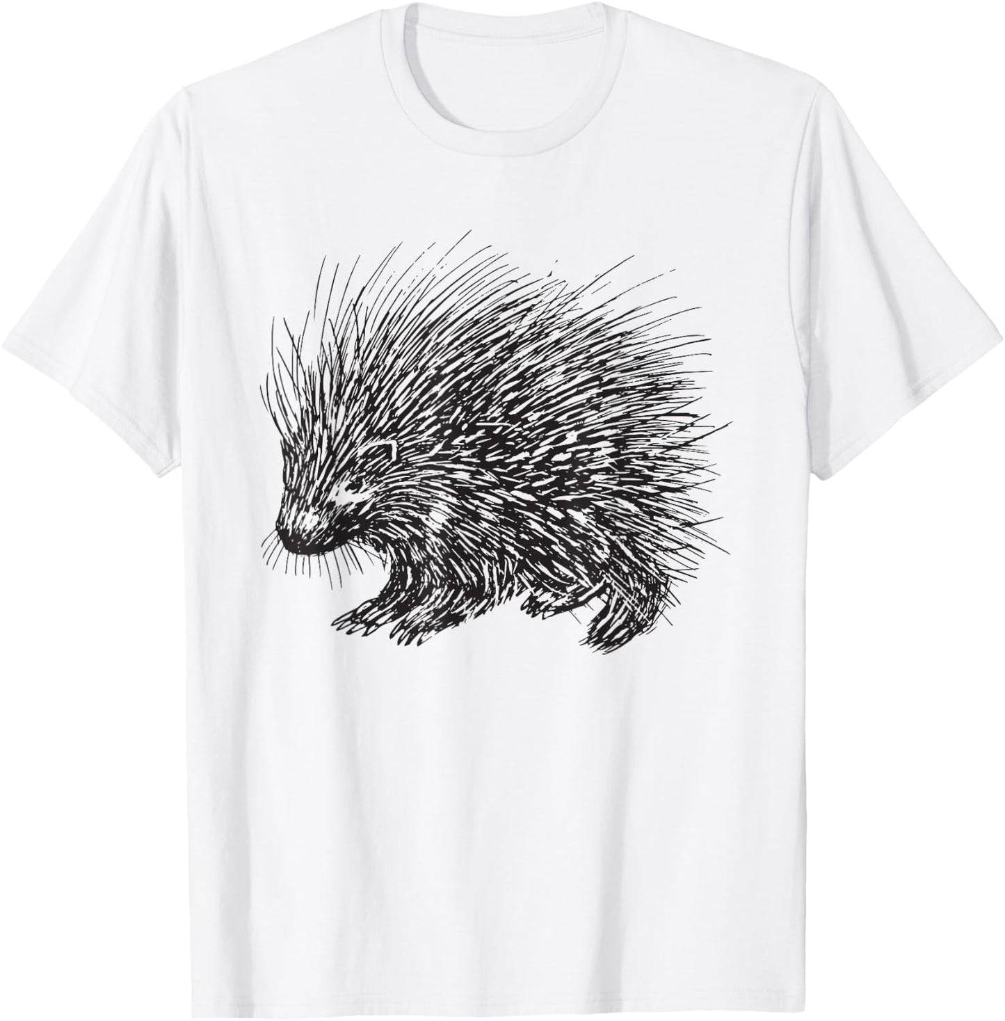 Porcupine T-Shirt - T-Shirt | White