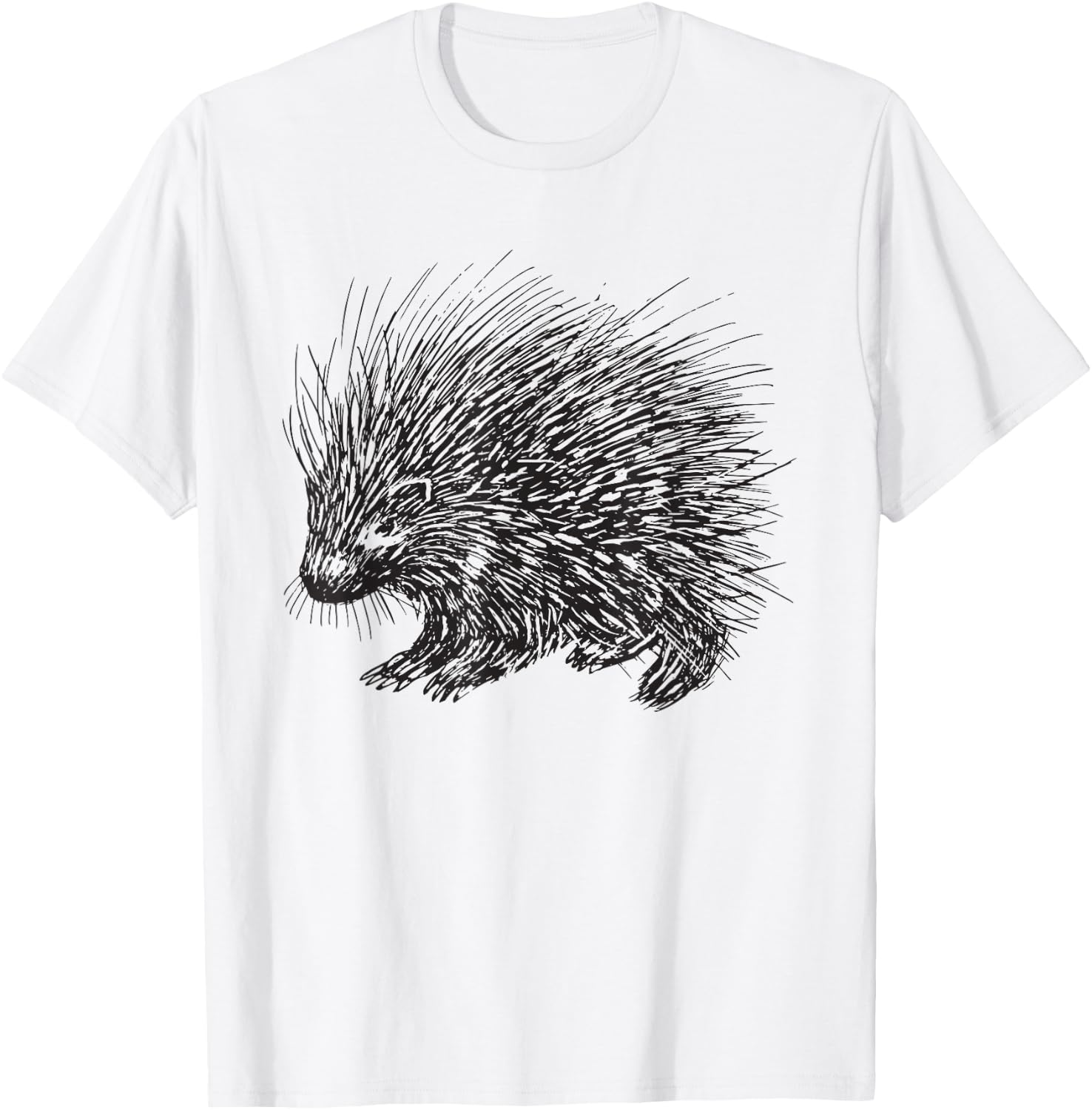 Porcupine T-Shirt - T-Shirt | White