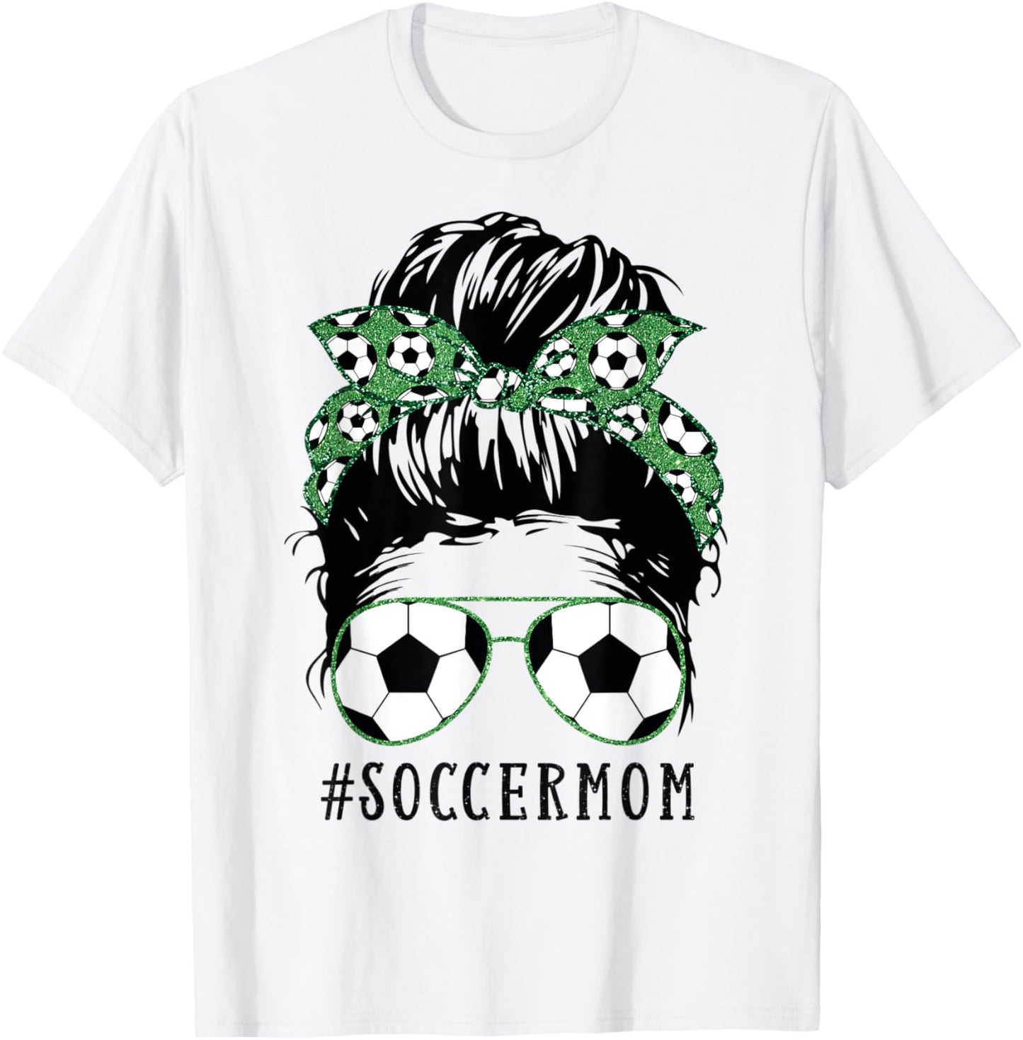 Soccer Mom Shirt Fußball-Mama-Shirts für Frauen, Geschenke für Mütter , Weiß, Klein T-Shirt - T-Shirt | White