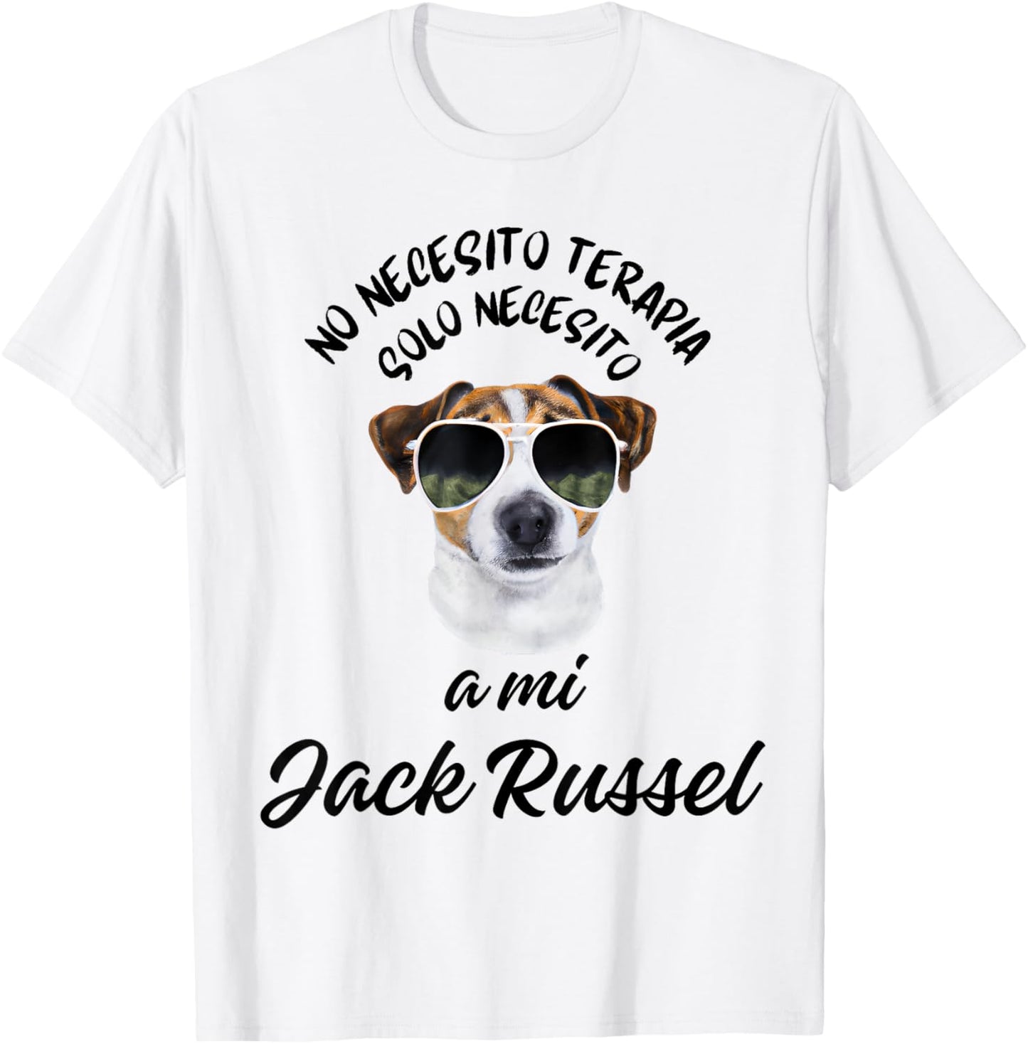 Regalo Personalizado Perro Jack Russel Divertido Mujer Chica T-Shirt - T-Shirt | White