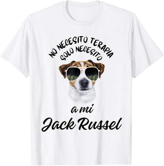 Regalo Personalizado Perro Jack Russel Divertido Mujer Chica T-Shirt - T-Shirt | White