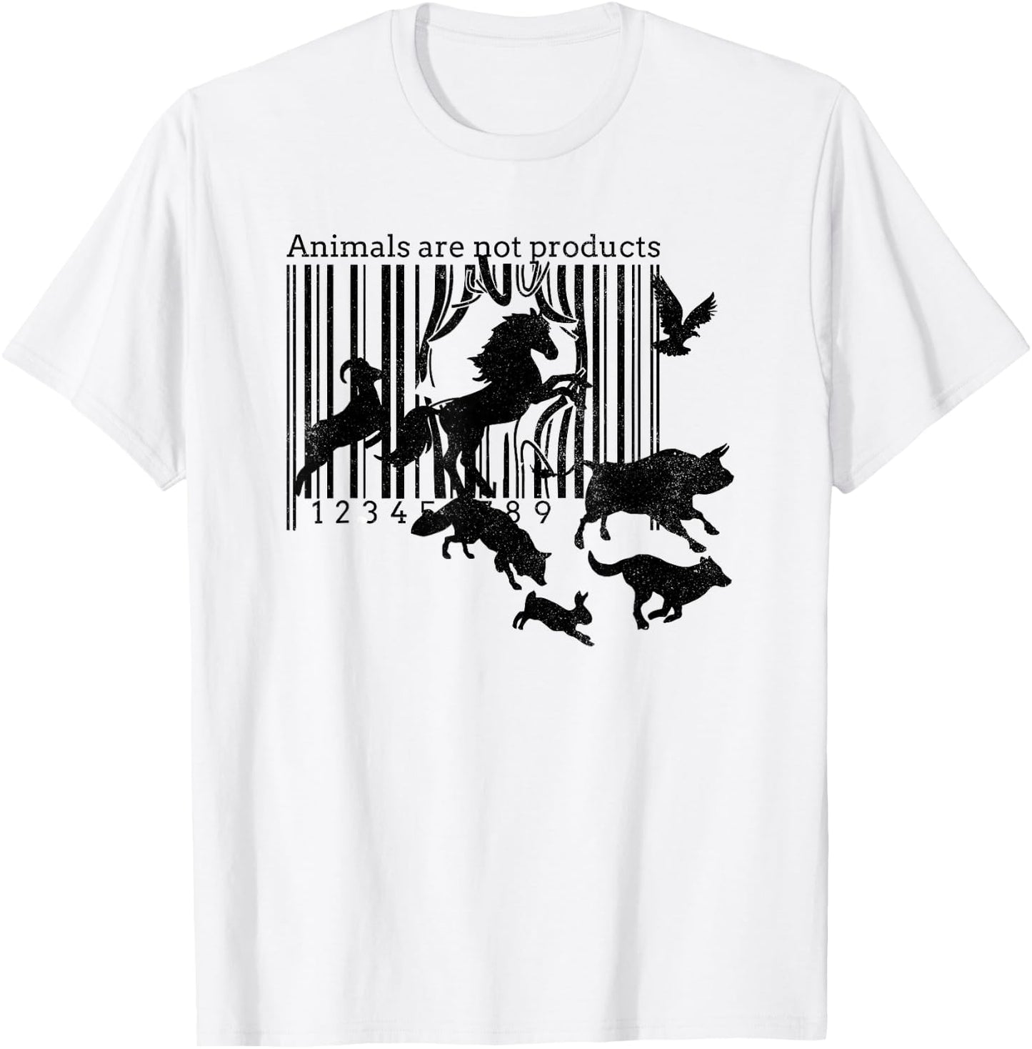 Animals Are Not Products - Vegetarianism - Animal Rights T-Shirt - T-Shirt | White
