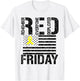 R.E.D. Remember Everyone Deployed - Red Friday T-Shirt - T-Shirt | White