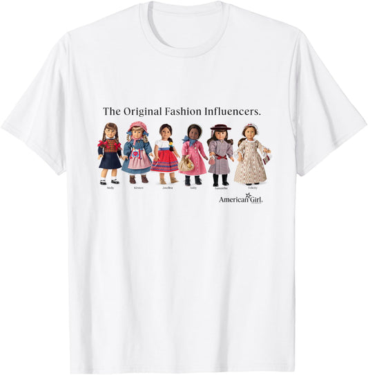 American Girl - The Original Fashion Influencers T-Shirt - T-Shirt | White