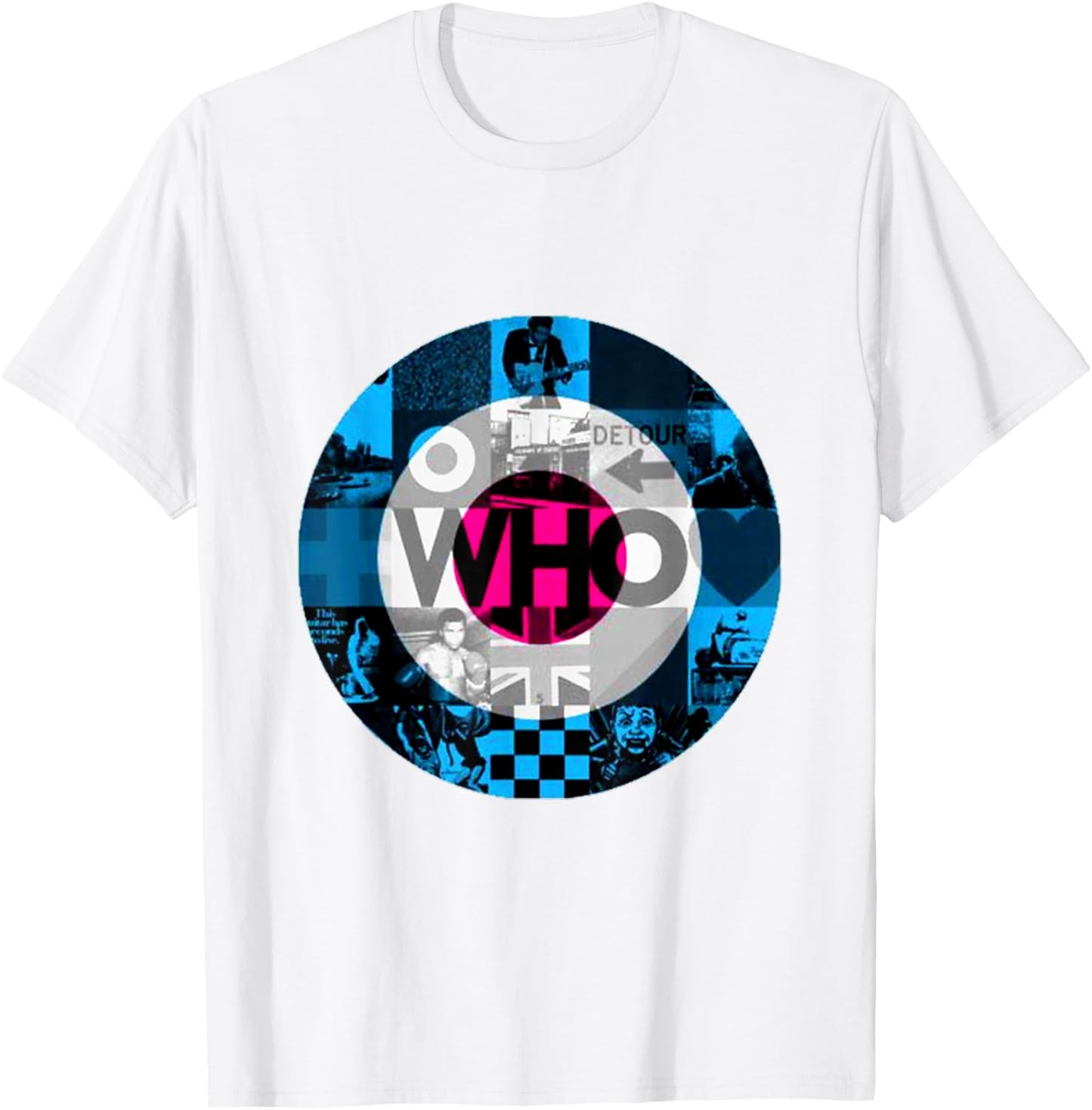 The Who Official 2019 Who Album Cover Target T-Shirt - T-Shirt | White