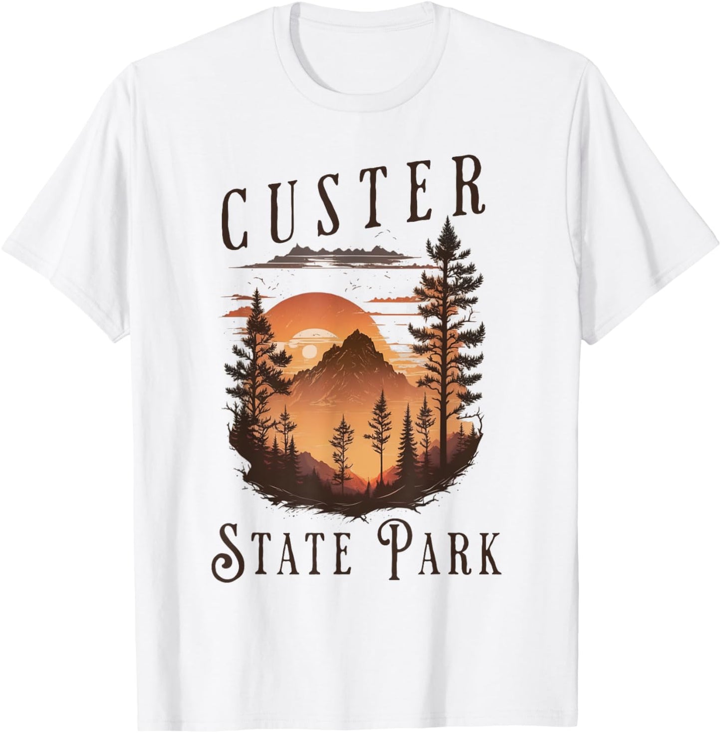 Custer State Park T-Shirt - T-Shirt | White