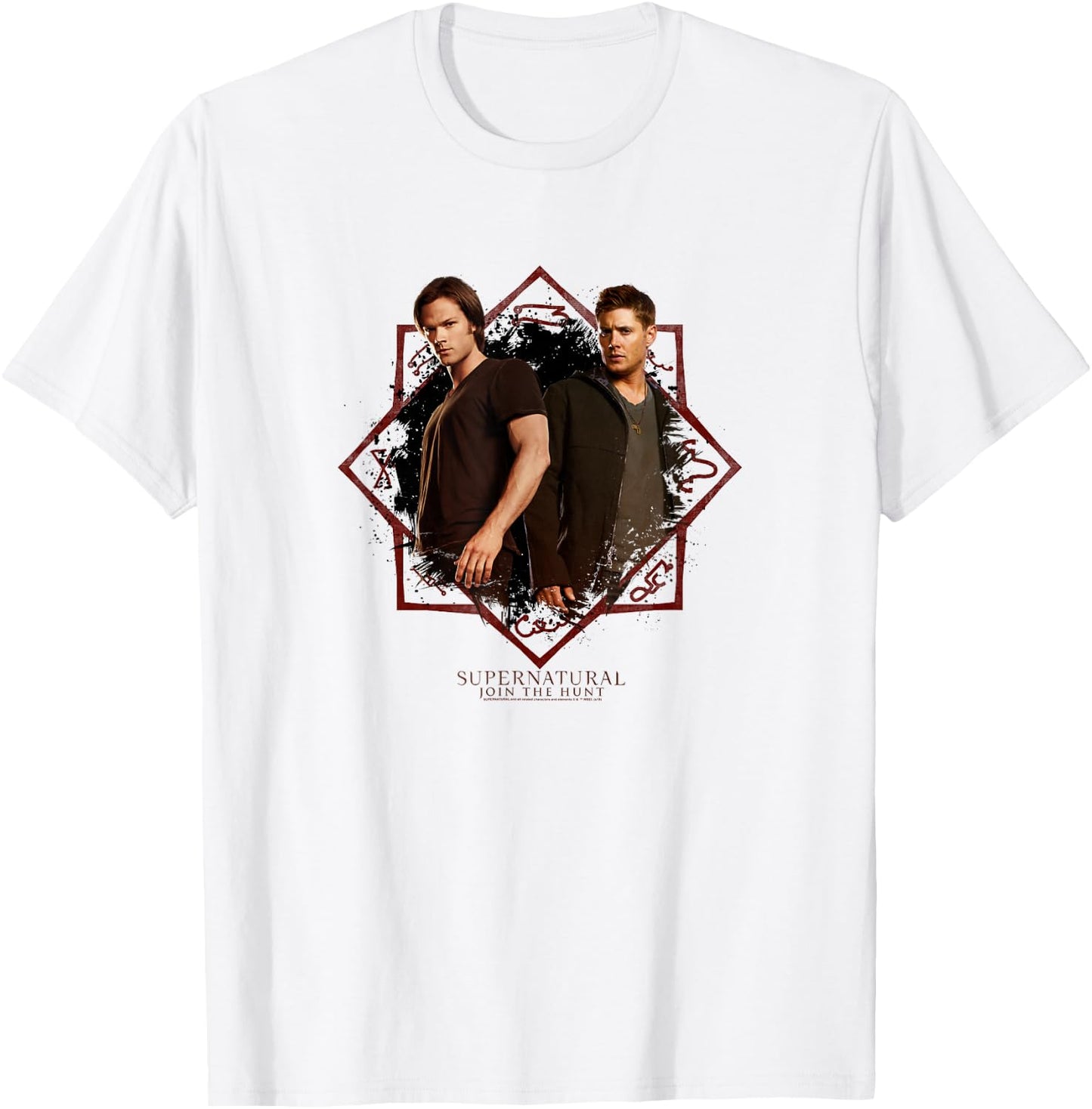 Supernatural Sam & Dean Join The Hunt Portrait T-Shirt - T-Shirt | White