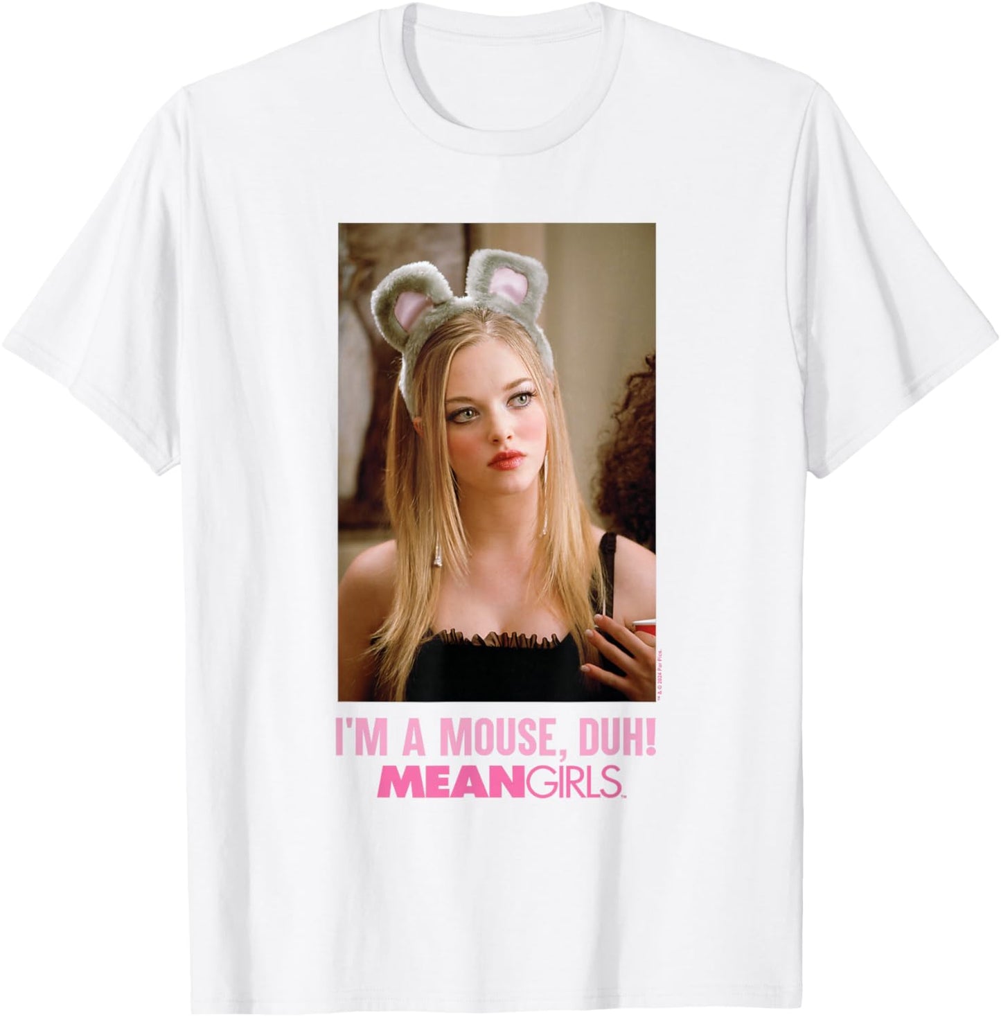 Mean Girls I'm a Mouse Duh T-Shirt - T-Shirt | White