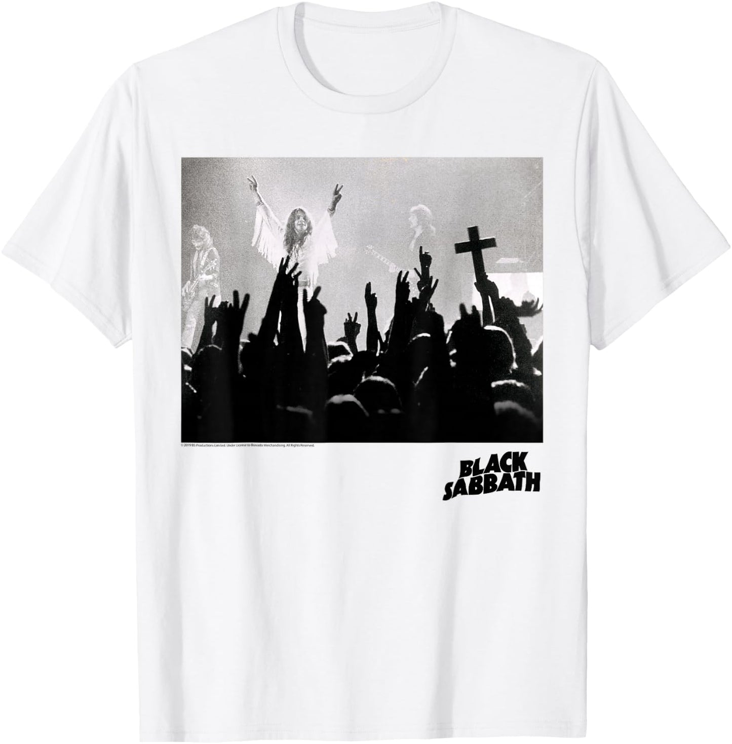 Black Sabbath Official Hands Photo T-Shirt - T-Shirt | White